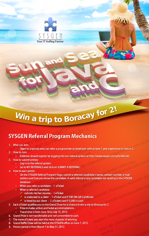 Sysgen Referral Program Promo Referral Program Promo