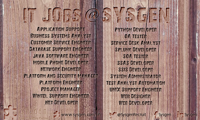 ... job-openings-philippines/ for job descriptions and more job openings ... job-openings-philippines/ for job descriptions and more job openings